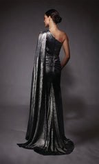 Alyce Black Label Dress 27753 - Graphite