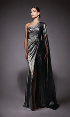 Alyce Black Label Dress 27753 - Graphite