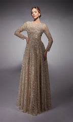 Alyce Black Label Dress 27757 - Champagne/Cashmere Rose
