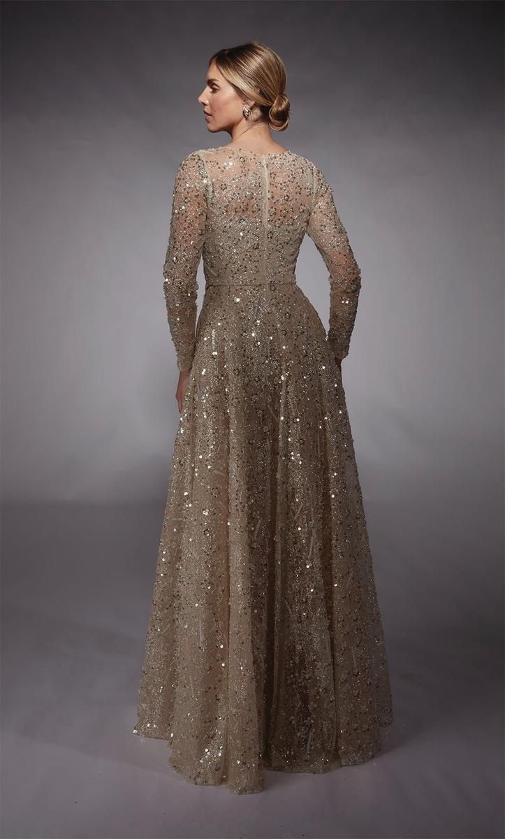 Alyce Black Label Dress 27757 - Champagne/Cashmere Rose