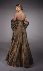 Alyce Black Label Dress 27760 - Bronze