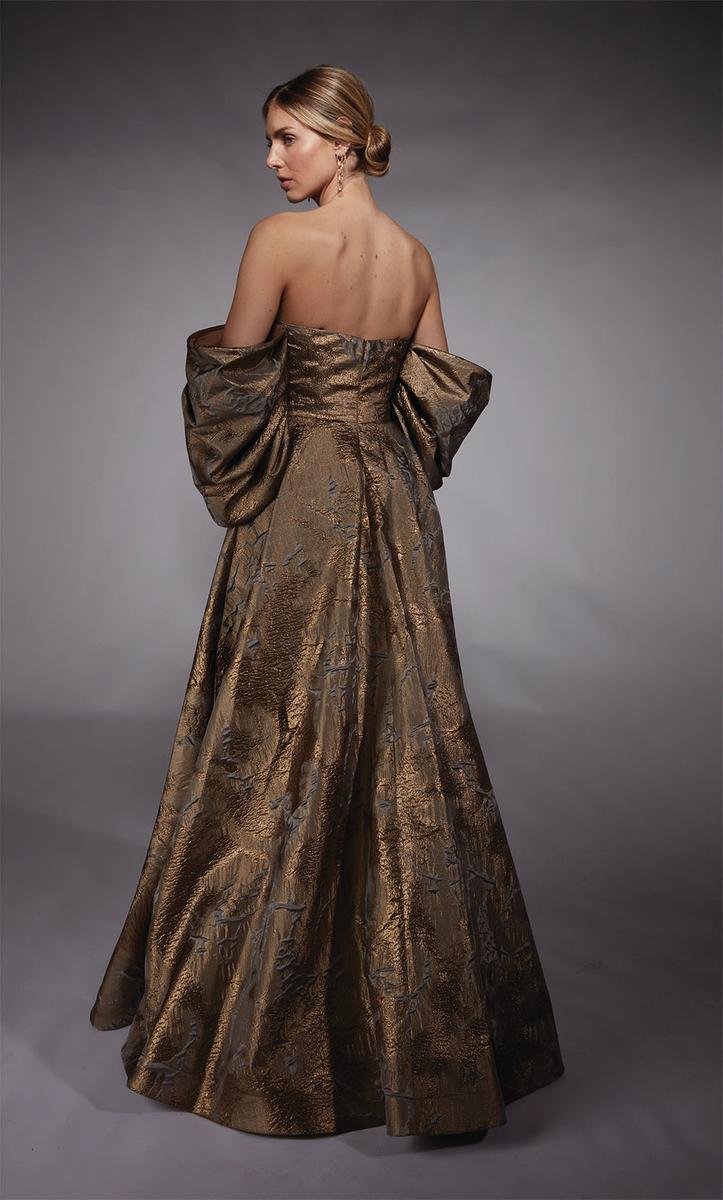 Alyce Black Label Dress 27760 - Bronze