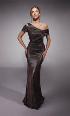 Alyce Black Label Dress 27762 - Dark Mauve