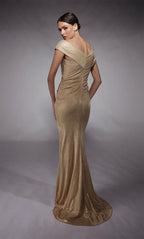 Alyce Black Label Dress 27762 - Gold