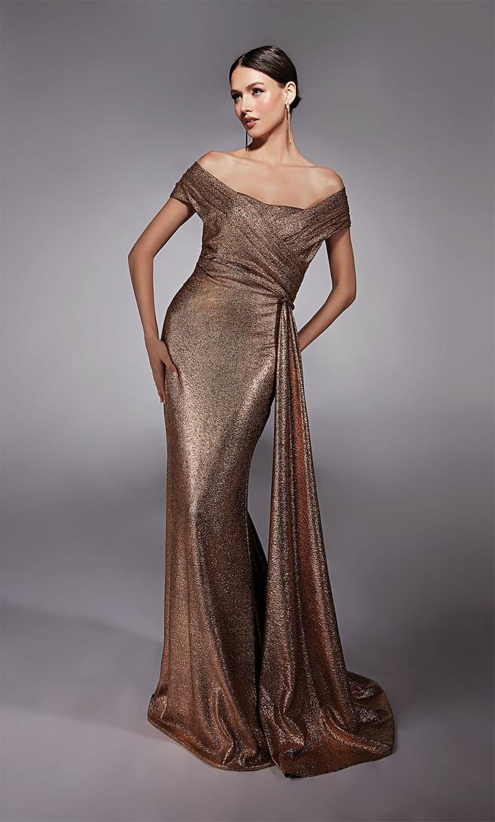 Alyce Black Label Dress 27767 - Rose Gold