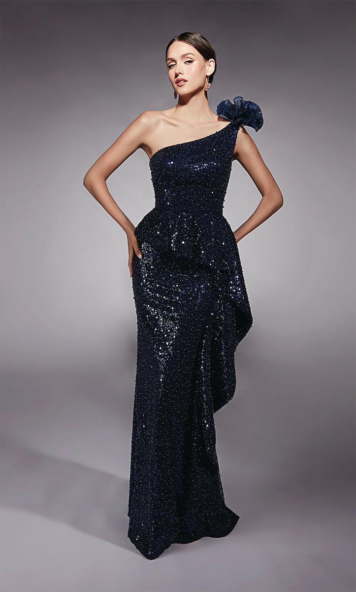 Alyce Black Label Dress 27770 - Navy