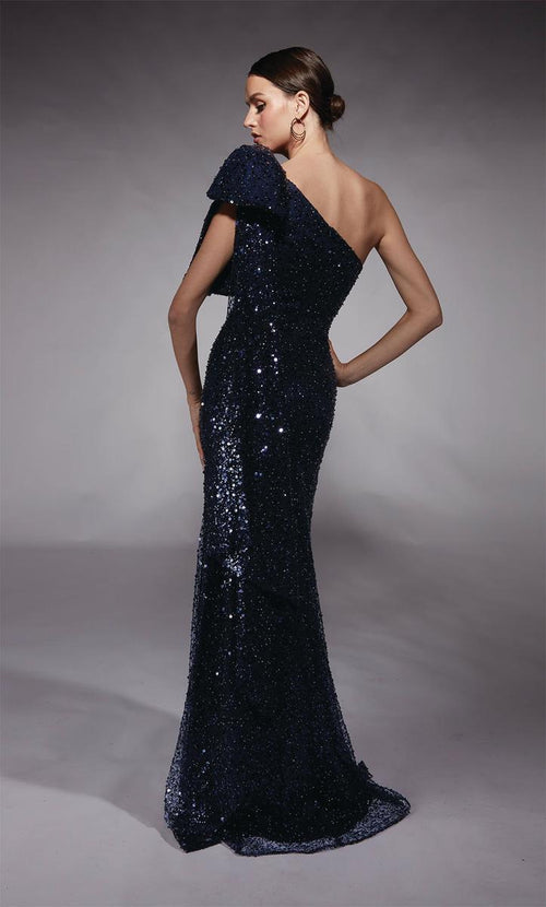 Alyce Black Label Dress 27771 - Navy