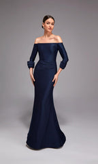 Alyce Black Label Dress 27782 - Navy