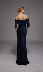 Alyce Black Label Dress 27787 - Navy