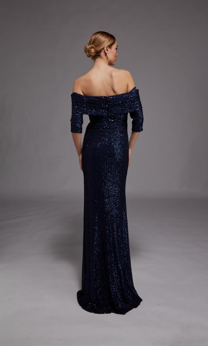 Alyce Black Label Dress 27787 - Navy