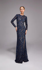 Alyce Black Label Dress 27788 - Navy/Sand