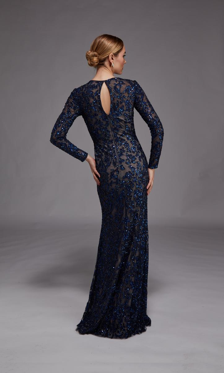 Alyce Black Label Dress 27788 - Navy/Sand