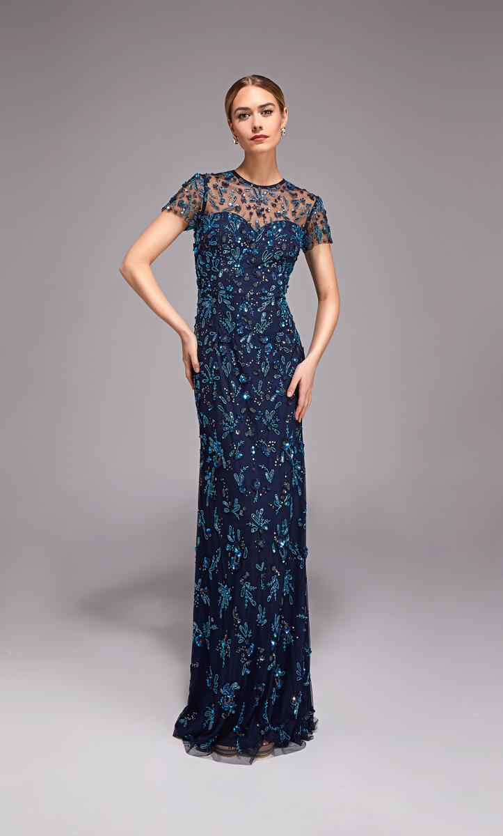 Alyce Black Label Dress 27789 - Navy/Gunmetal