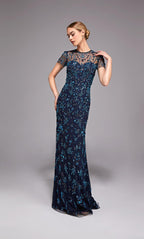 Alyce Black Label Dress 27789 - Navy/Gunmetal