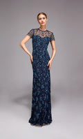Alyce Black Label Dress 27789 - Navy/Gunmetal
