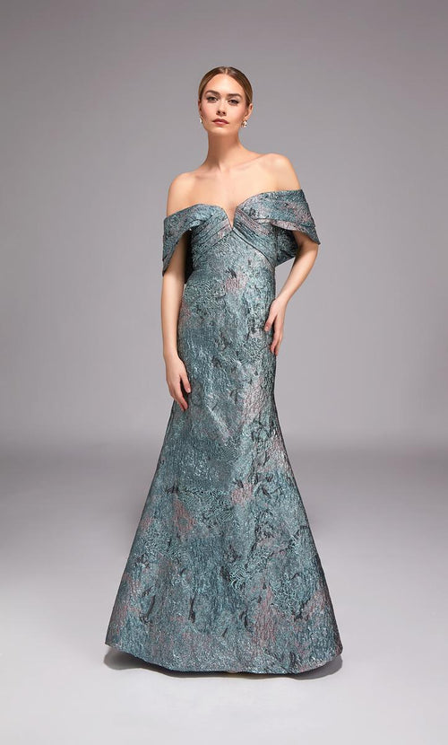 Alyce Black Label Dress 27794 - Verdigris