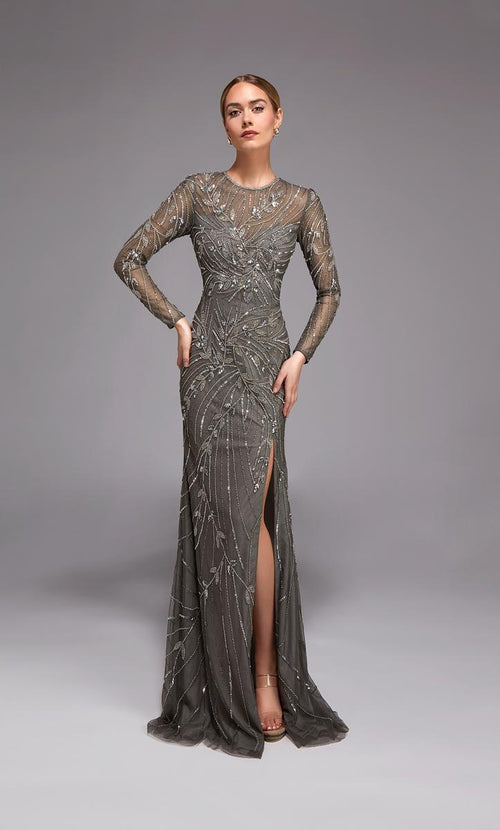 Alyce Black Label Dress 27801 - Gunmetal