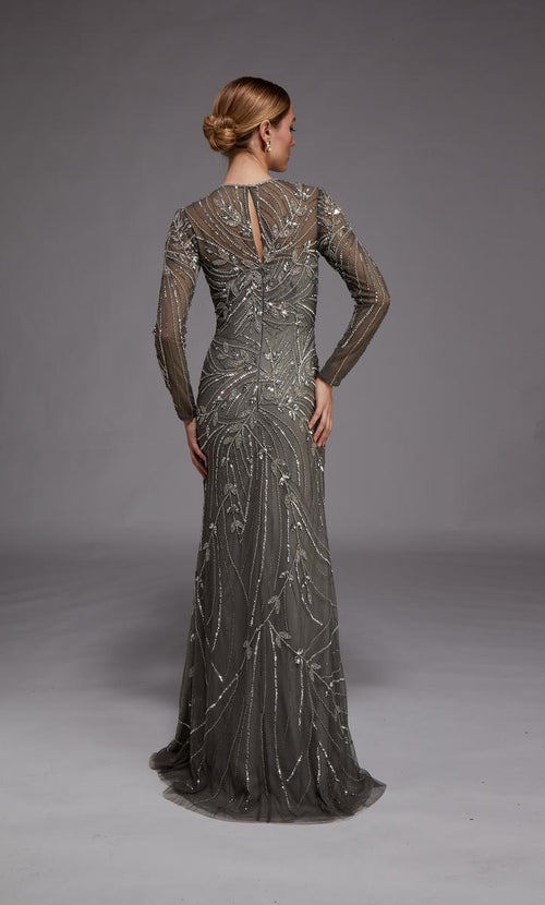 Alyce Black Label Dress 27801 - Gunmetal