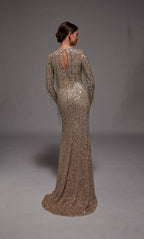 JDL by Alyce 27803 - Latte/Silver