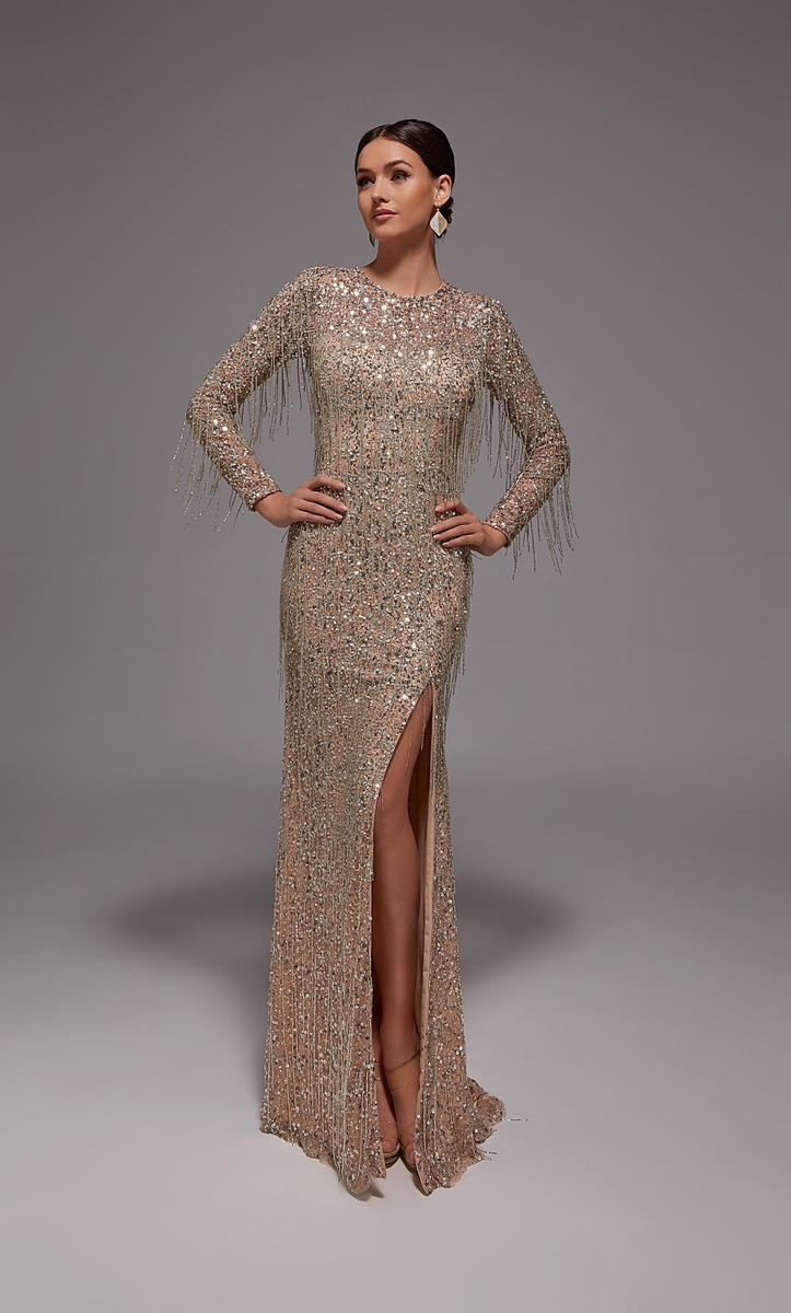 JDL by Alyce 27803 - Latte/Silver