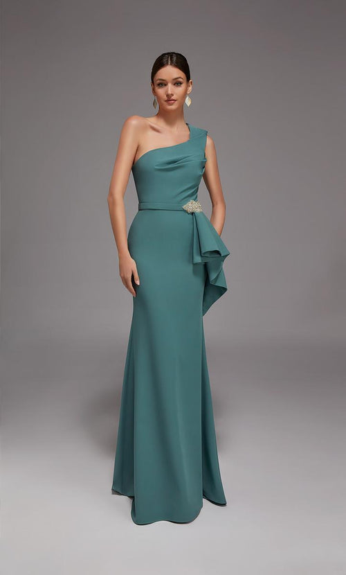 Alyce Black Label Dress 27812 - Dark Sage