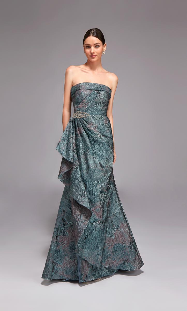 Alyce Black Label Dress 27818 - Verdigris
