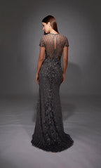 Alyce Black Label Dress 27823 - Grey
