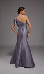 Alyce Black Label Dress 27826 - Lilac Grey
