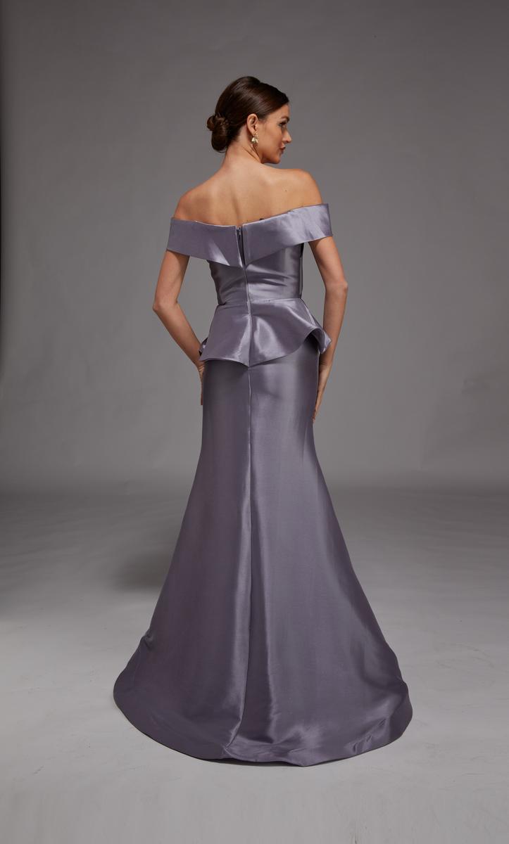 Alyce Black Label Dress 27827 - Lilac Grey