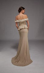 Alyce Black Label Dress 27829 - Light Taupe