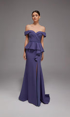 Alyce Black Label Dress 27829 - Storm Cloud