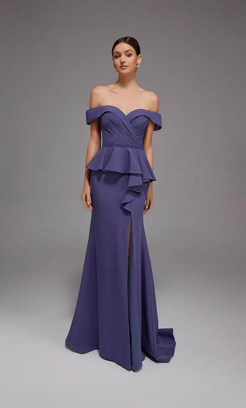 Alyce Black Label Dress 27829 - Storm Cloud