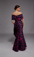Alyce Black Label Dress 27832 - Navy//Fuchsia