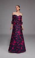 Alyce Black Label Dress 27833 - Navy/Fuchsia
