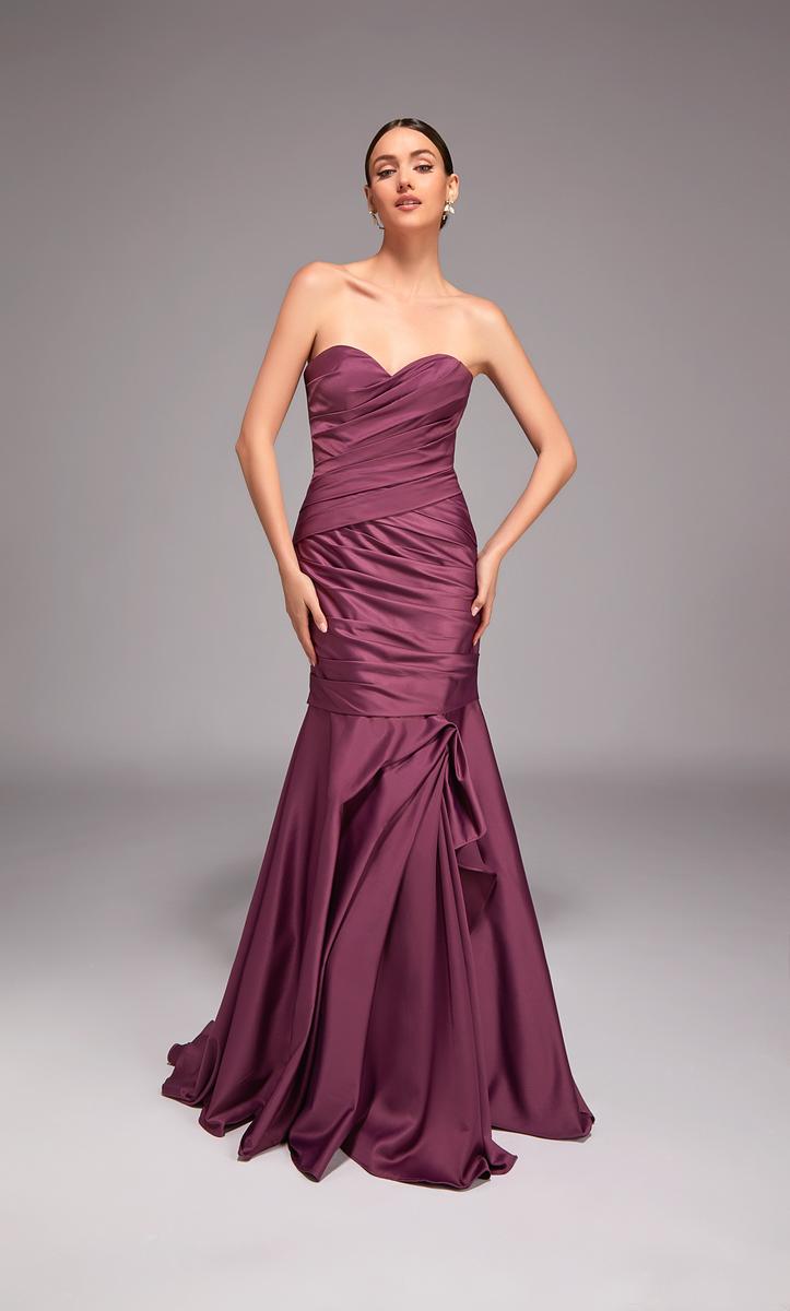 Alyce Black Label Dress 27836 - Cassis