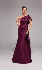Alyce Black Label Dress 27838 - Eggplant