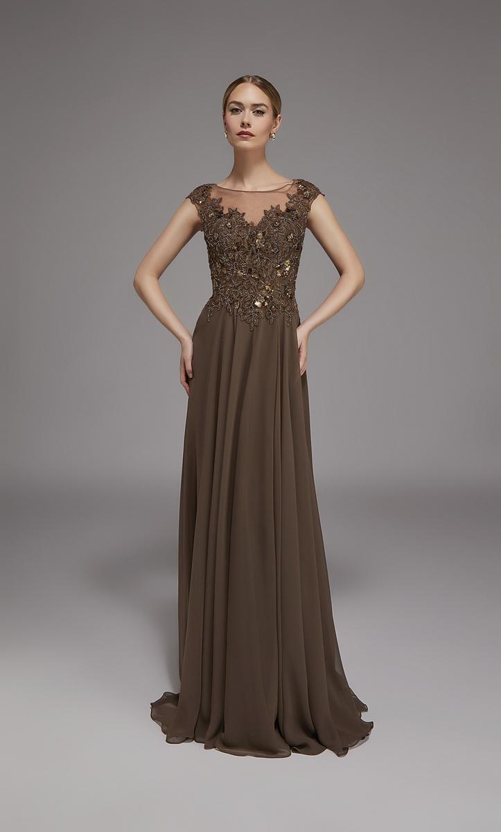 Alyce Black Label Dress 27842 - Mocha