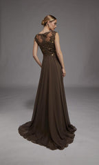 Alyce Black Label Dress 27842 - Mocha