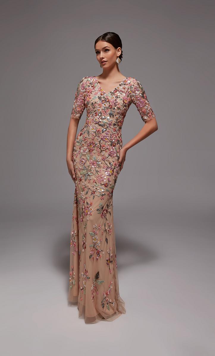 Alyce Black Label Dress 27848 - Champagne/Blush