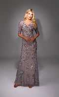 Alyce Black Label Dress 27848 - Lilac Grey