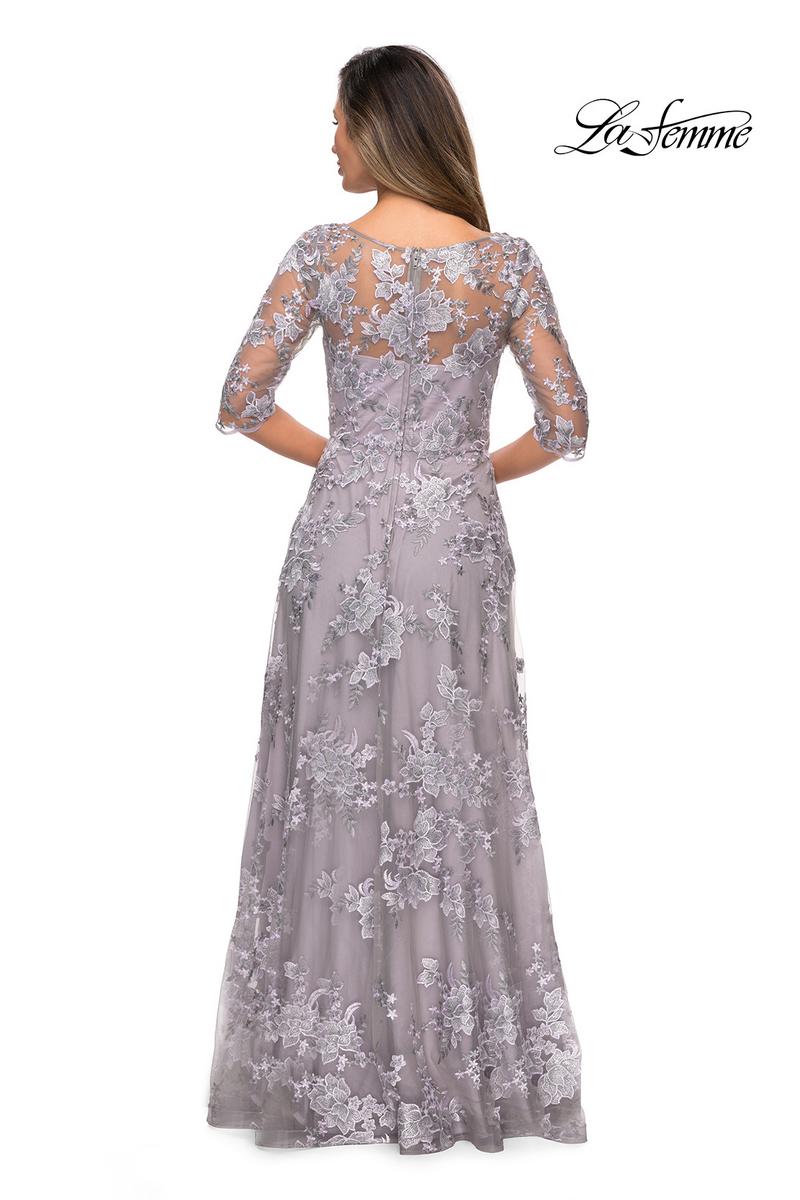 La Femme Mother of the Bride 27854 - Lavender/Gray