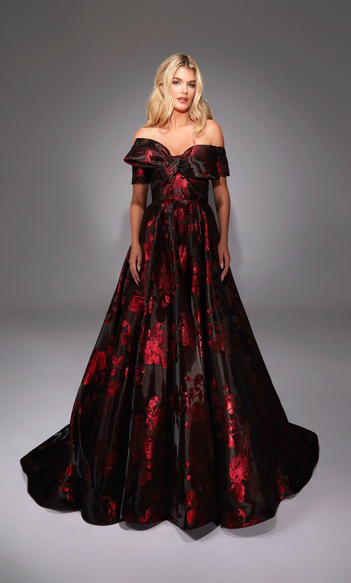 JDL by Alyce 27855 - Black/Red