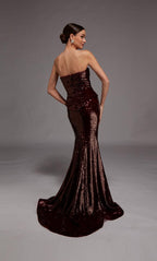 JDL by Alyce 27856 - Black Cherry