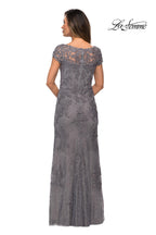 La Femme Evening Dress 27856 - Dark Platinum