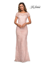 La Femme Evening Dress 27856 - Light Blush