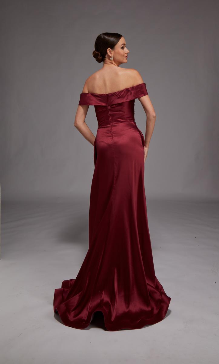 Alyce Black Label Dress 27857 - Burgundy