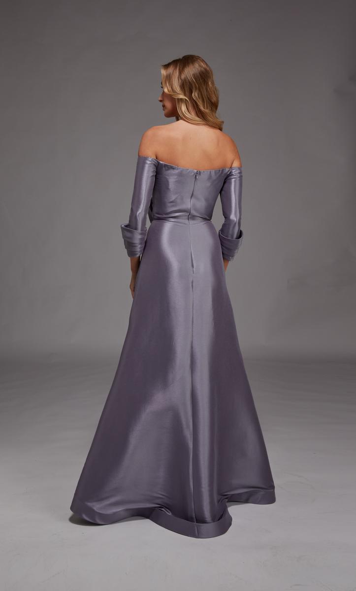 Alyce Black Label Dress 27859 - Lilac Grey