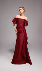 Alyce Black Label Dress 27863 - Burgundy