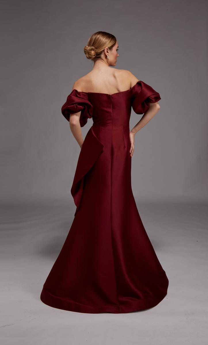 Alyce Black Label Dress 27863 - Burgundy