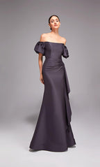 Alyce Black Label Dress 27863 - Charcoal